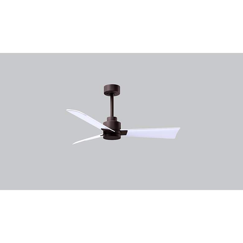 Image 6 42" Matthews Alessandra Wet Rated Bronze White Ceiling Fan with Remote more views