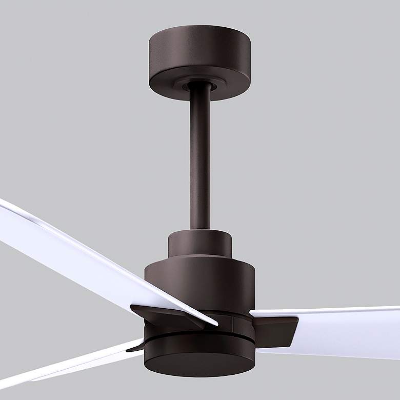 Image 7 42" Matthews Alessandra Wet Rated Bronze White Ceiling Fan with Remote more views