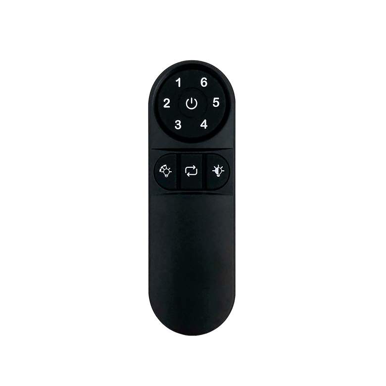Image 2 42" Matthews Alessandra Wet Rated Matte Black Ceiling Fan with Remote more views