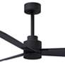3_42" Matthews Alessandra Wet Rated Matte Black Ceiling Fan with Remote more views