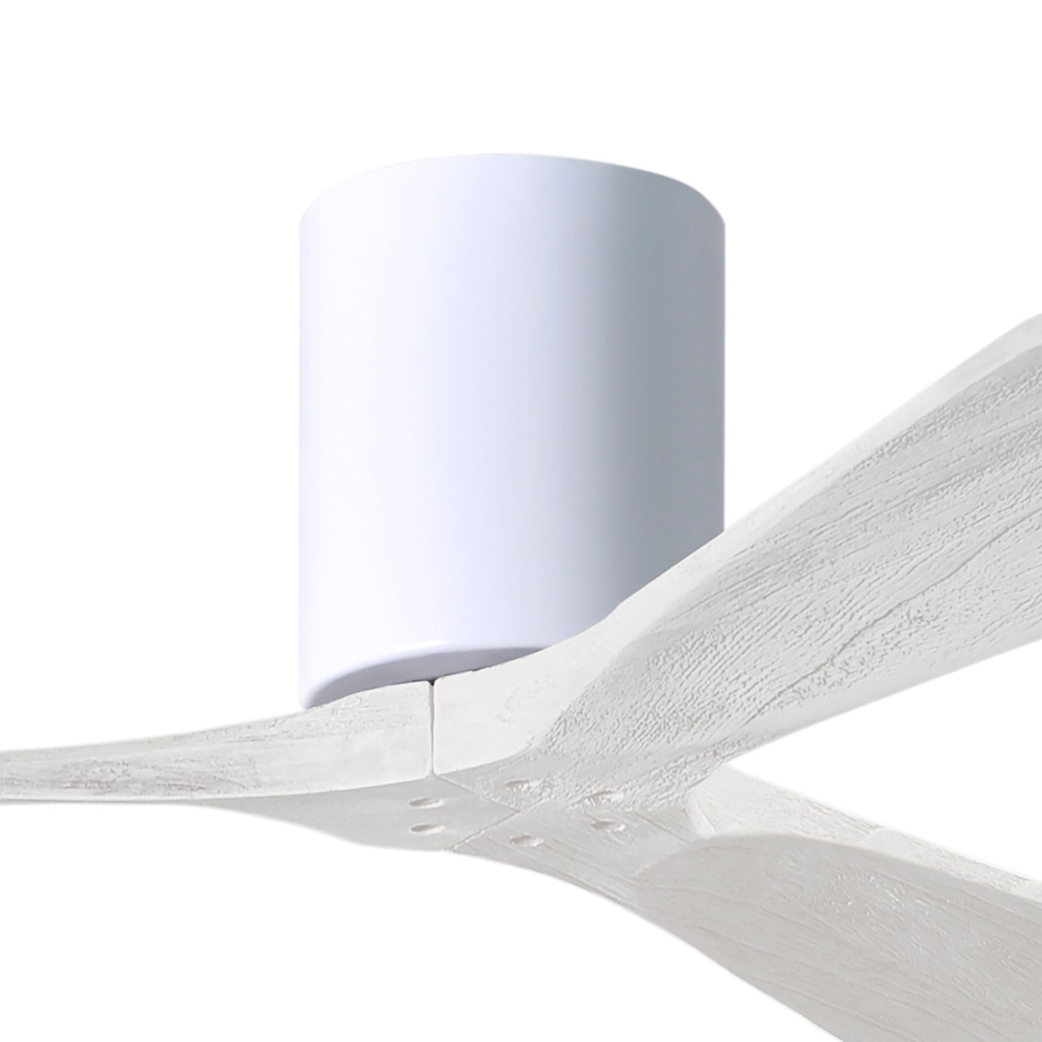 Image 2 42" Matthews Fan Irene-3H Gloss White Hugger Ceiling Fan with Remote more views