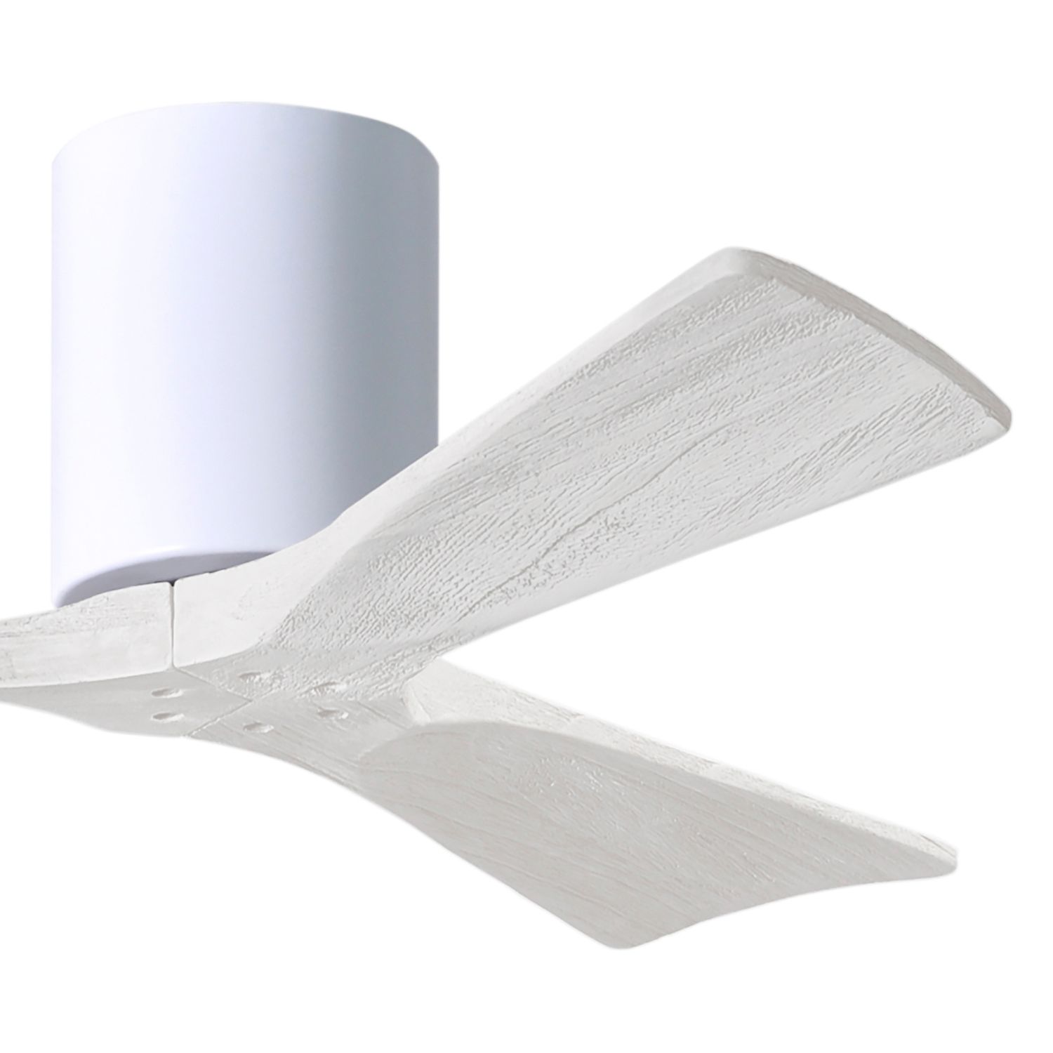 Image 3 42" Matthews Fan Irene-3H Gloss White Hugger Ceiling Fan with Remote more views