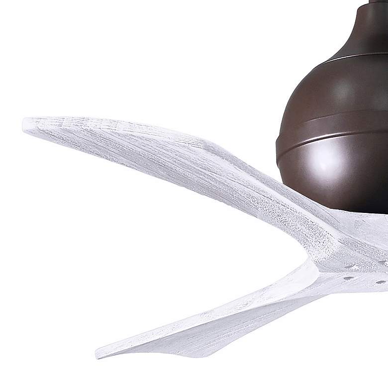 Image 3 42" Matthews Irene 3 Textured Bronze and White Remote Ceiling Fan more views