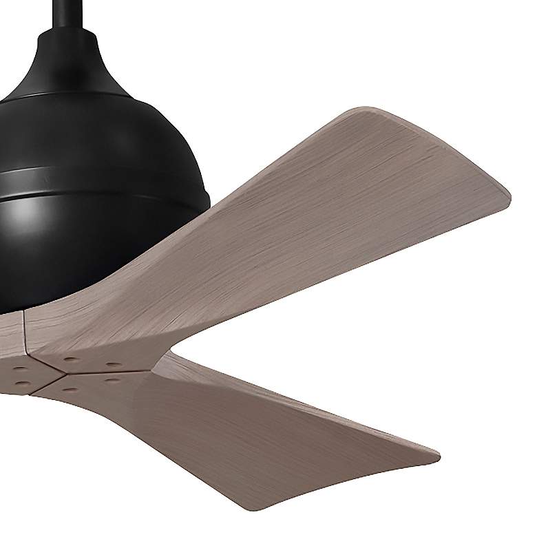 Image 7 42" Matthews Irene-3 Wet Rated Black and Gray Ceiling Fan with Remote more views