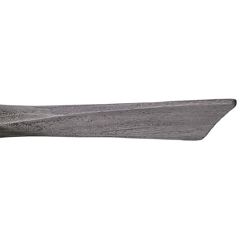Image 3 42" Matthews Irene 3H Black and Barnwood Remote Hugger LED Ceiling Fan more views