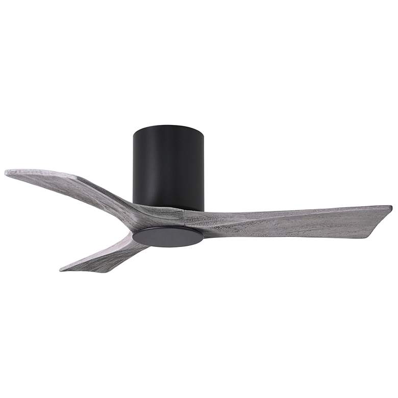 Image 4 42 inch Matthews Irene 3H Black and Barnwood Remote Hugger LED Ceiling Fan more views