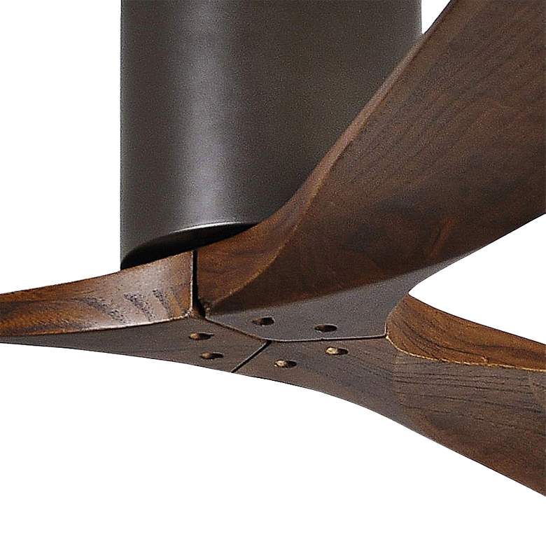 Image 3 42" Matthews Irene 3H-Blade Walnut-Bronze Hugger Fan with Remote more views