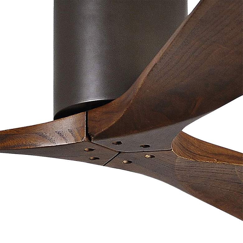 Image 3 42 inch Matthews Irene 3H-Blade Walnut-Bronze Hugger Fan with Remote more views