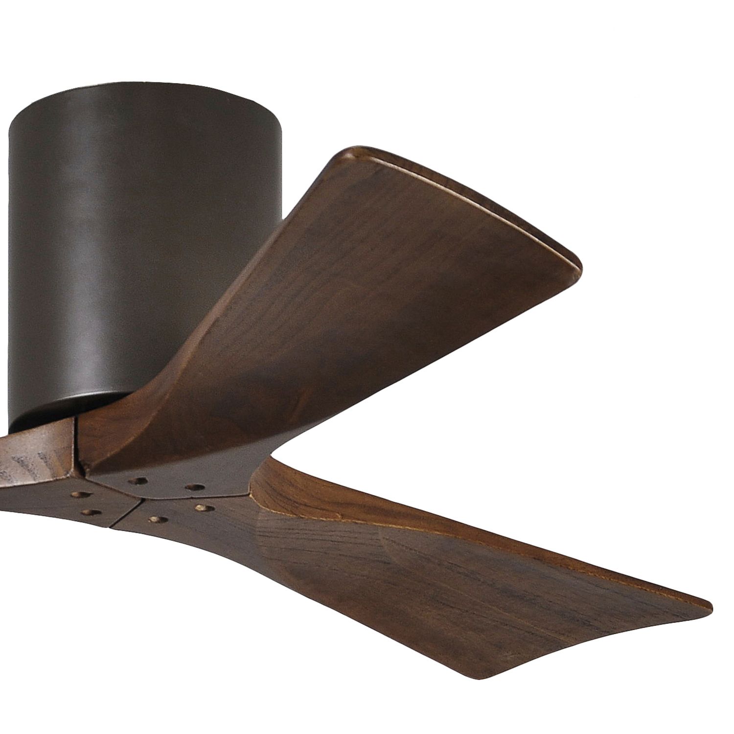 Image 4 42" Matthews Irene 3H-Blade Walnut-Bronze Hugger Fan with Remote more views