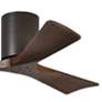 4_42" Matthews Irene 3H-Blade Walnut-Bronze Hugger Fan with Remote more views