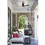 7_42" Matthews Irene 3H-Blade Walnut-Bronze Hugger Fan with Remote more views