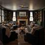 6_42" Matthews Irene 3H Brass and Matte Black Remote Hugger Ceiling Fan more views