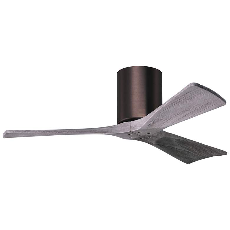 Image 1 42 inch Matthews Irene 3H Bronze and Barnwood Remote Hugger Ceiling Fan