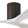 2_42" Matthews Irene 3H Bronze and Matte White Remote Hugger Ceiling Fan more views