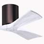 3_42" Matthews Irene 3H Bronze and White Remote Hugger Ceiling Fan more views