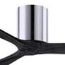 2_42" Matthews Irene 3H Chrome and Matte Black Remote Hugger Ceiling Fan more views