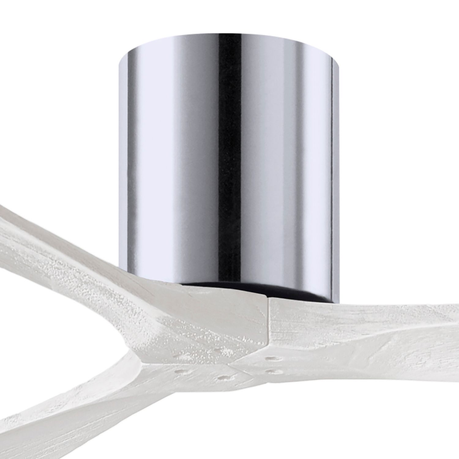 Image 2 42" Matthews Irene 3H Polished Chrome Hugger Ceiling Fan with Remote more views