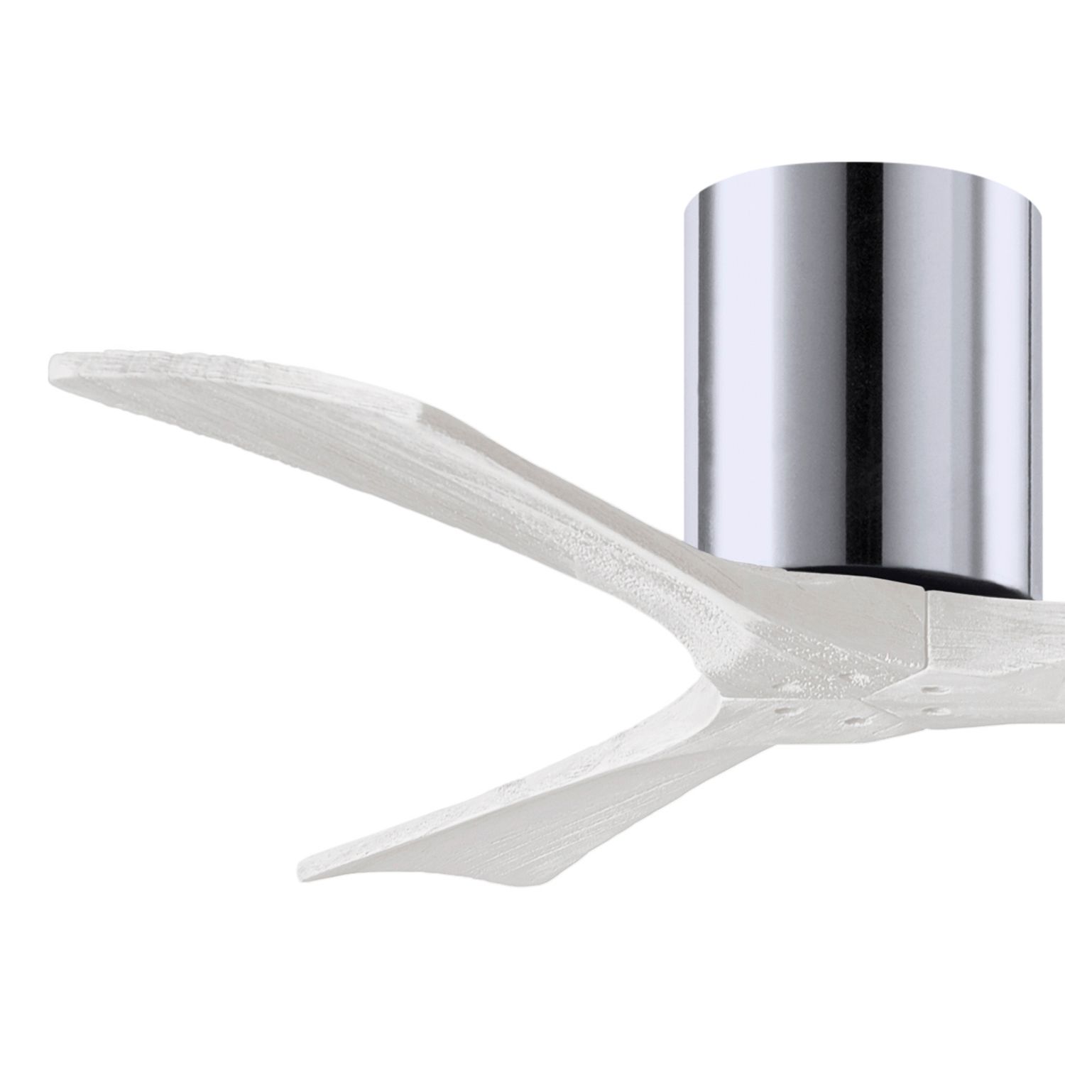 Image 3 42" Matthews Irene 3H Polished Chrome Hugger Ceiling Fan with Remote more views