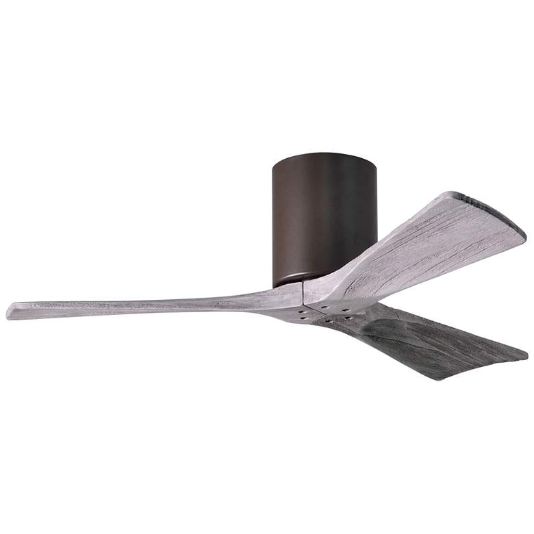 Image 1 42" Matthews Irene 3H Textured Bronze Remote Hugger Ceiling Fan