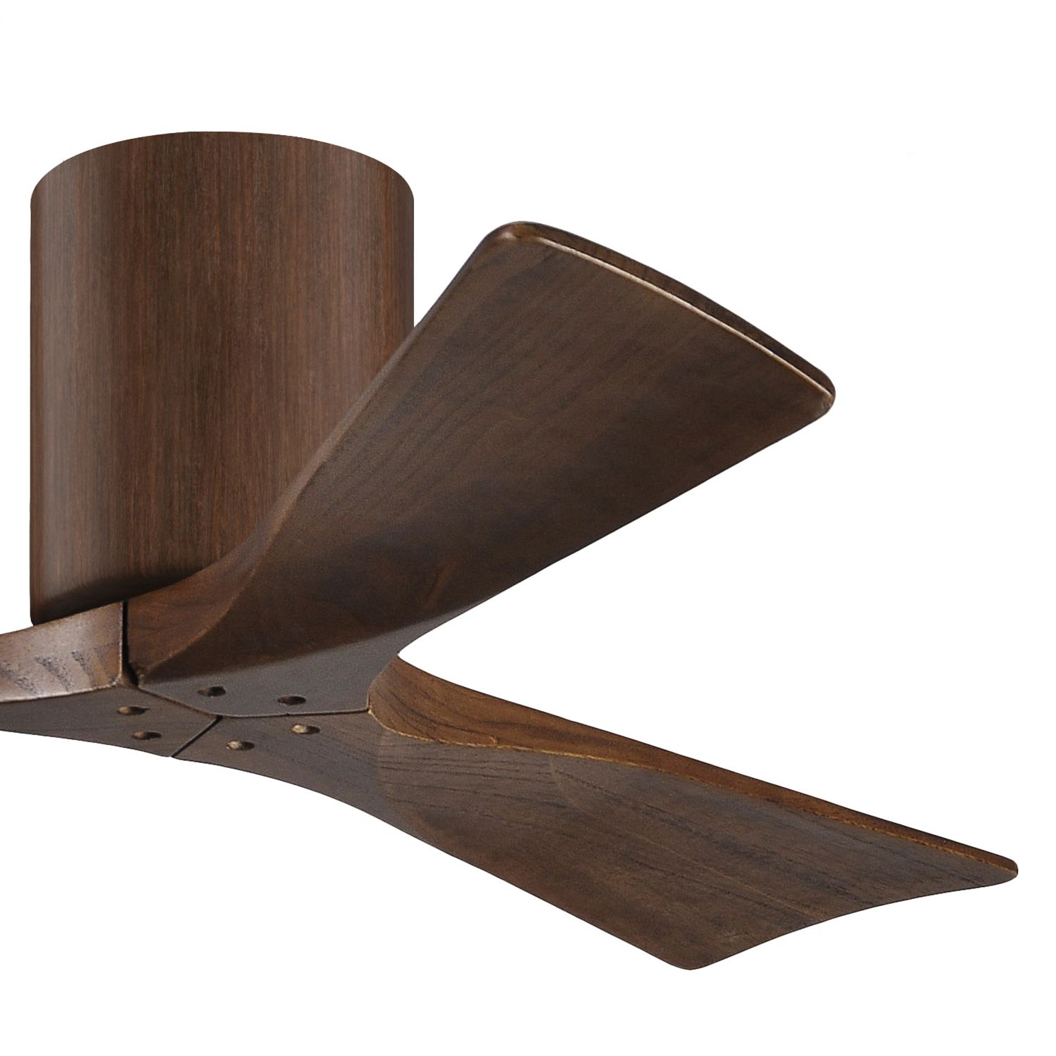 Image 3 42" Matthews Irene 3H Walnut Remote Hugger Ceiling Fan more views