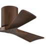42" Matthews Irene 3H Walnut Remote Hugger Ceiling Fan