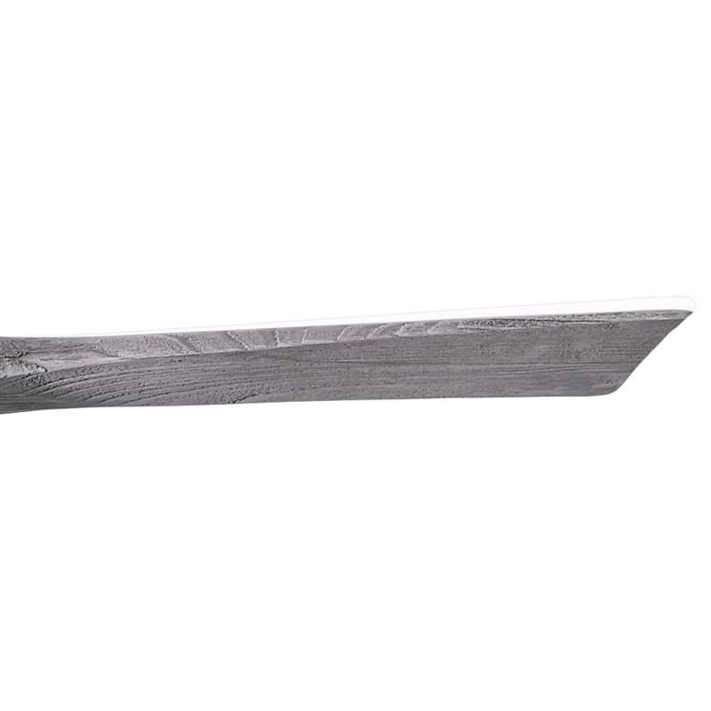 Image 3 42" Matthews Irene 3H White and Barnwood Remote Hugger LED Ceiling Fan more views