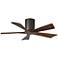 42" Matthews Irene 5-Blade Bronze Damp Rated Hugger Fan with Remote