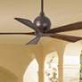 42" Matthews Irene-5 Textured Bronze Damp Rated Fan with Remote