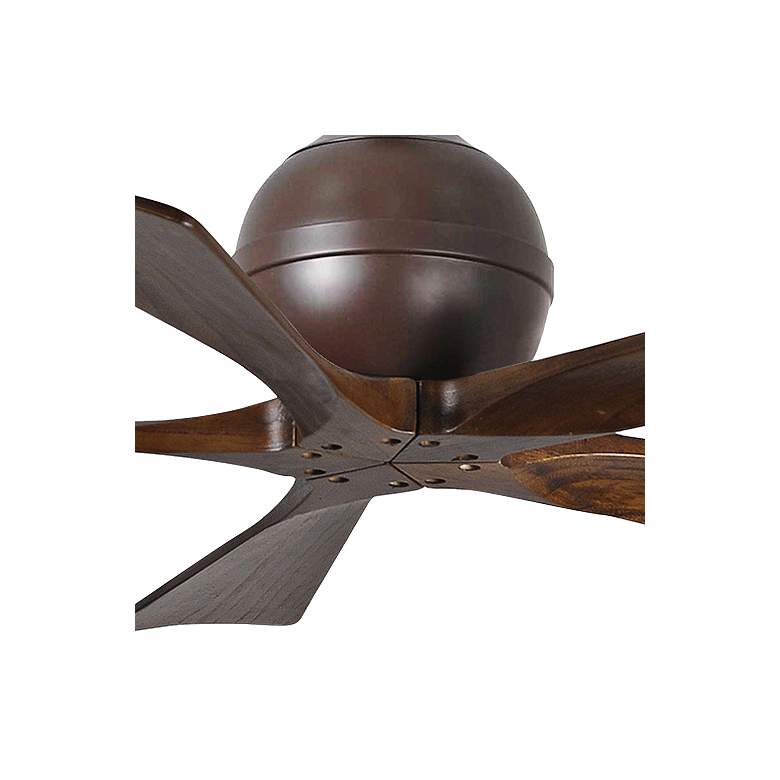 Image 4 42" Matthews Irene-5 Textured Bronze Damp Rated Fan with Remote more views