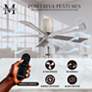 2_42" Matthews Irene-5H Barnwood Hugger Ceiling Fan with Remote more views