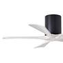 3_42" Matthews Irene-5H Black and White Hugger Ceiling Fan with Remote more views