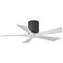 42" Matthews Irene-5H Bronze and White Hugger Ceiling Fan with Remote