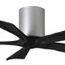 2_42" Matthews Irene-5H Brushed Nickel and Black Hugger Ceiling Fan more views