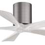 2_42" Matthews Irene-5H Pewter and White Hugger Ceiling Fan with Remote more views