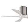 3_42" Matthews Irene-5H Pewter and White Hugger Ceiling Fan with Remote more views