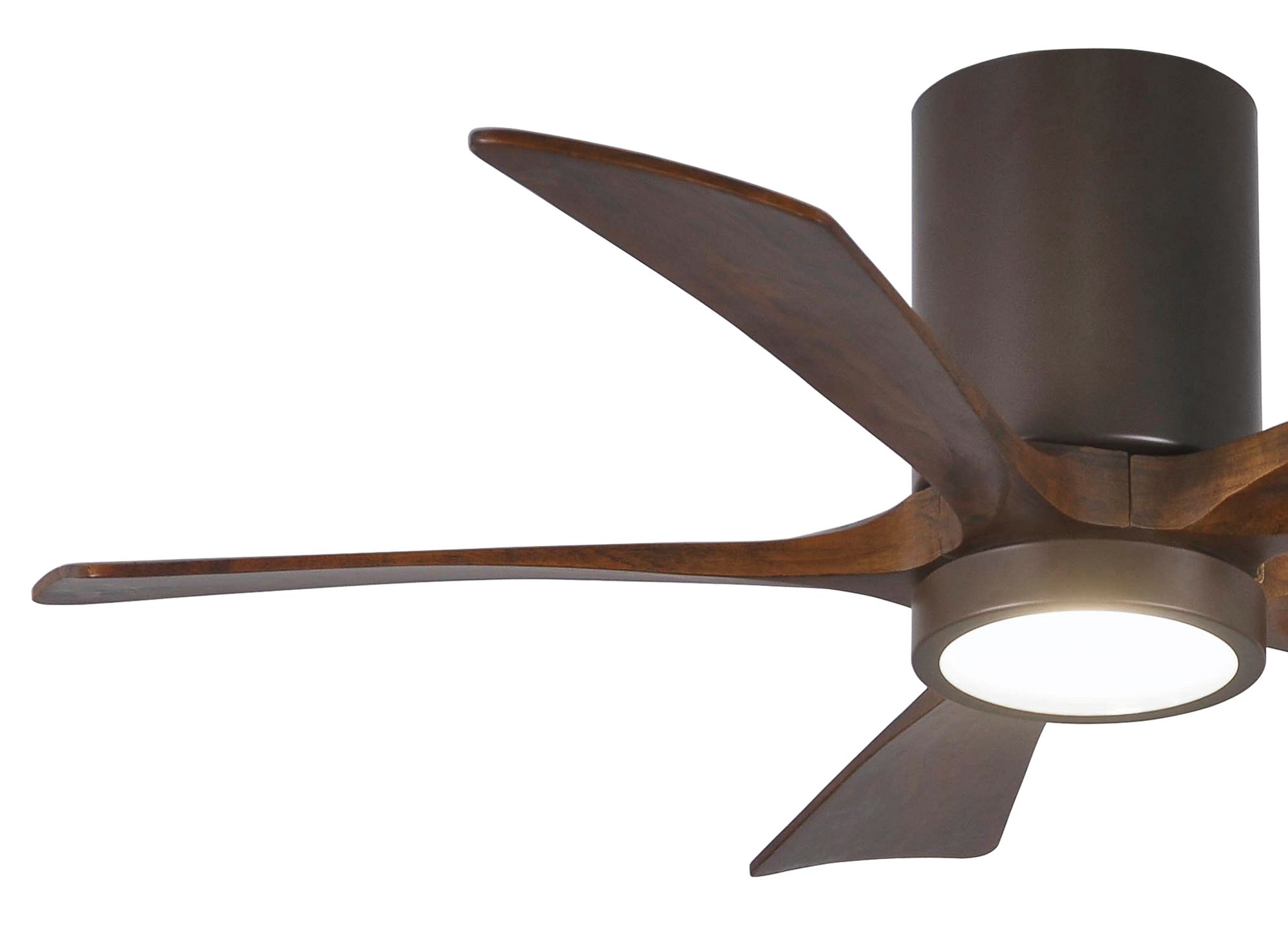 Image 7 42" Matthews Irene-5HLK Bronze Hugger LED Ceiling Fan with Remote more views