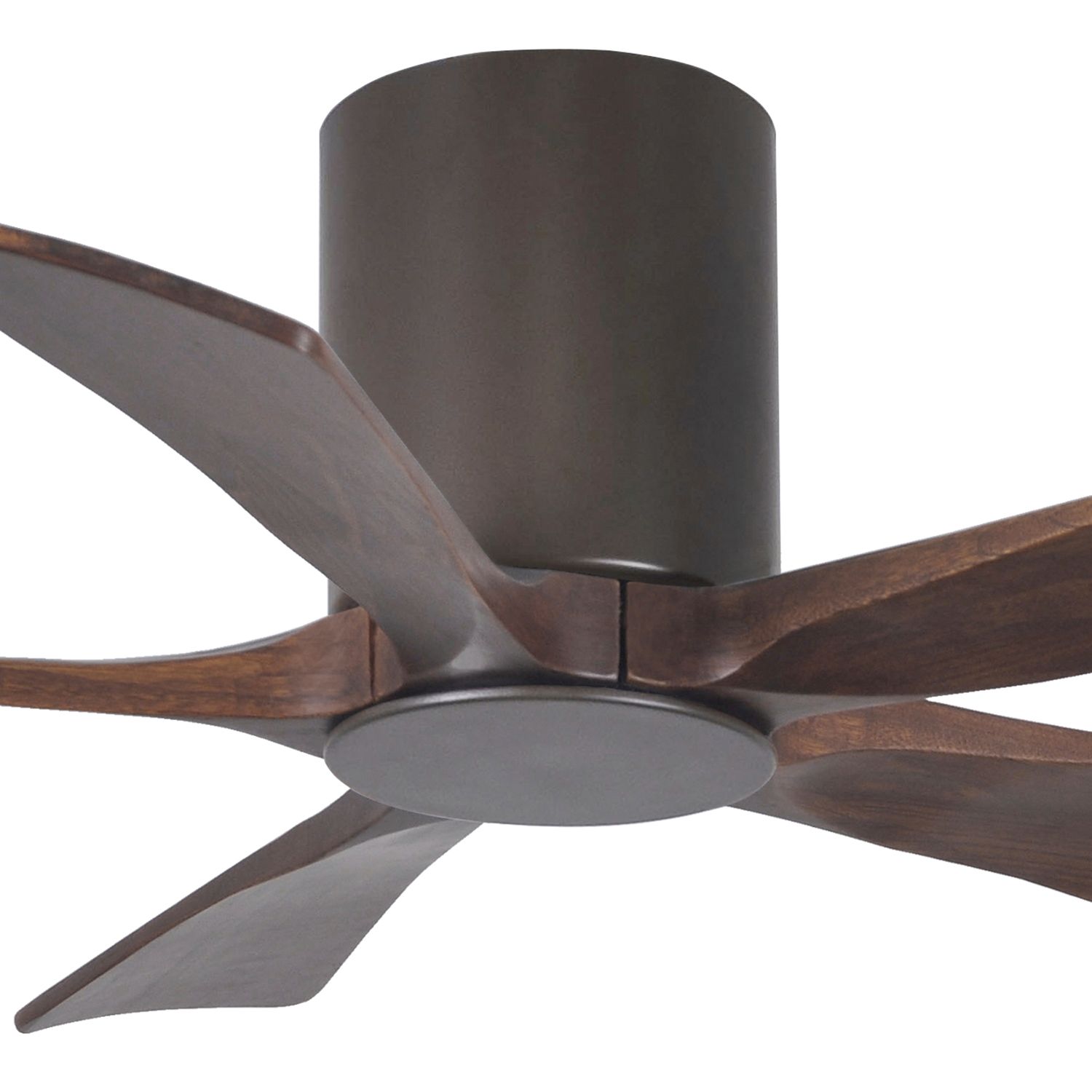 42" Matthews Irene-5HLK Bronze Hugger LED Ceiling Fan with Remote
