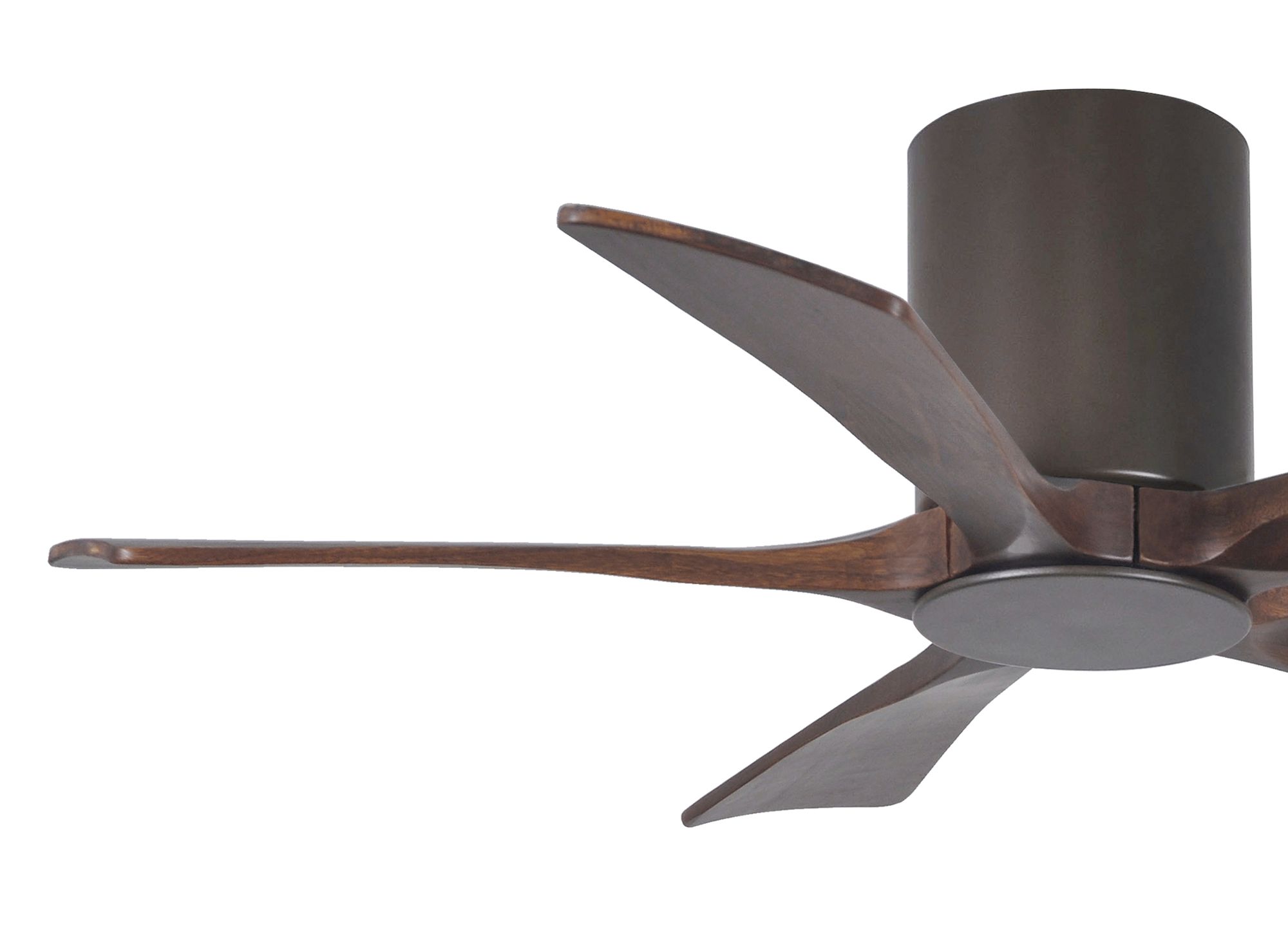 42" Matthews Irene-5HLK Bronze Hugger LED Ceiling Fan with Remote