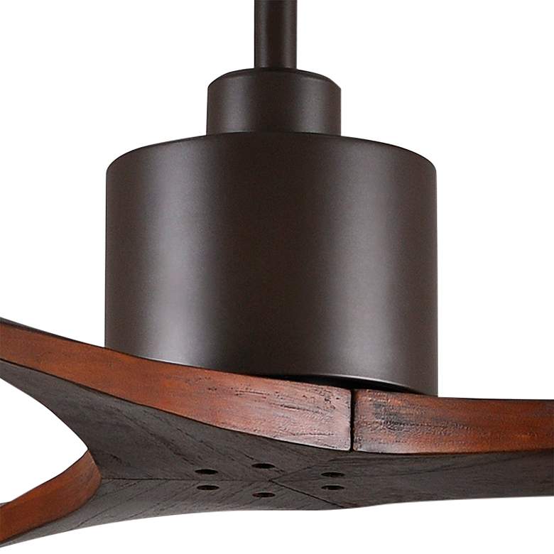 Image 3 42" Matthews Mollywood Bronze Walnut Outdoor Ceiling Fan with Remote more views