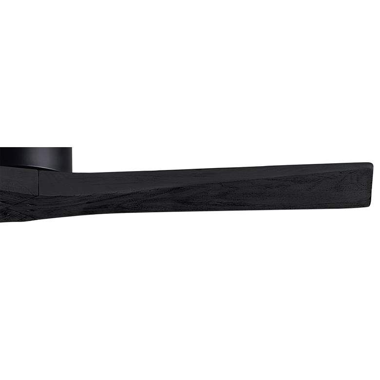Image 4 42" Matthews Mollywood Matte Black Outdoor Ceiling Fan with Remote more views