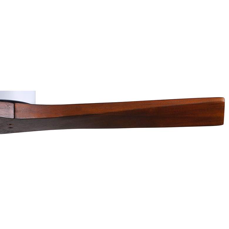 Image 4 42" Matthews Mollywood Matte White and Walnut Ceiling Fan with Remote more views