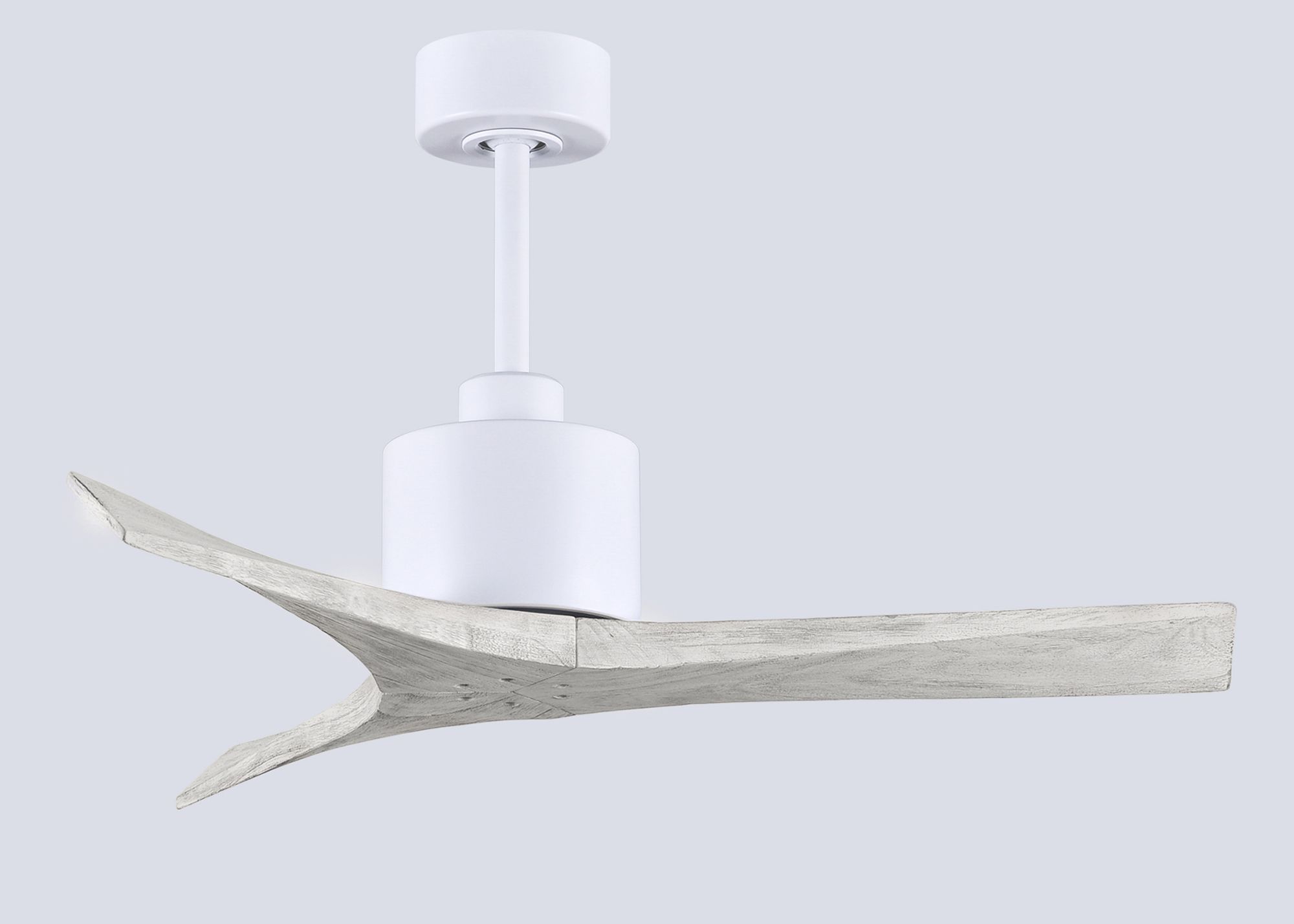 Image 6 42" Matthews Mollywood Matte White Barnwood Damp Fan with Remote more views