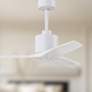 5_42" Matthews Mollywood Matte White Ceiling Fan with Remote more views