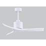6_42" Matthews Mollywood Matte White Ceiling Fan with Remote more views