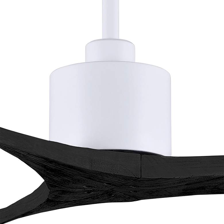 Image 3 42" Matthews Mollywood White and Black Damp Rated Fan with Remote more views