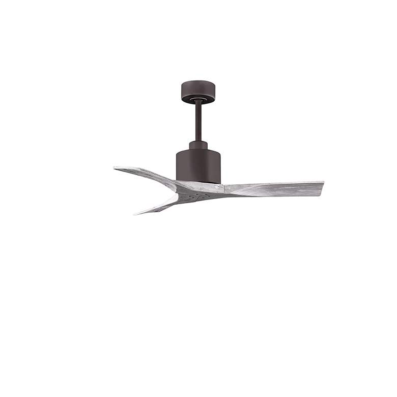 Image 2 42" Matthews Nan Bronze and Barnwood Outdoor Ceiling Fan with Remote more views