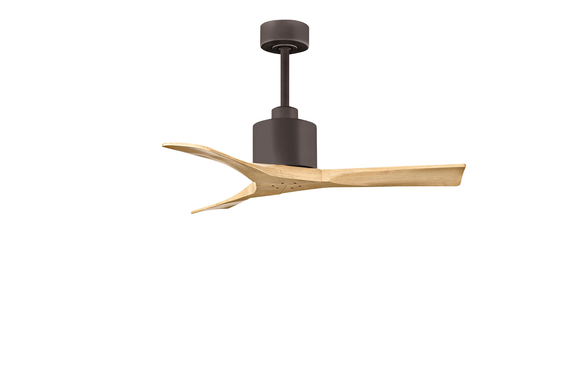 Image 2 42" Matthews Nan Bronze and Maple Outdoor Ceiling Fan with Remote more views