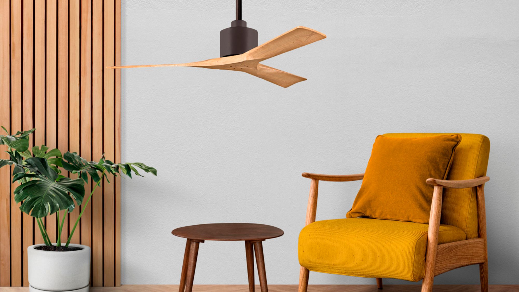 Image 6 42" Matthews Nan Bronze and Maple Outdoor Ceiling Fan with Remote more views