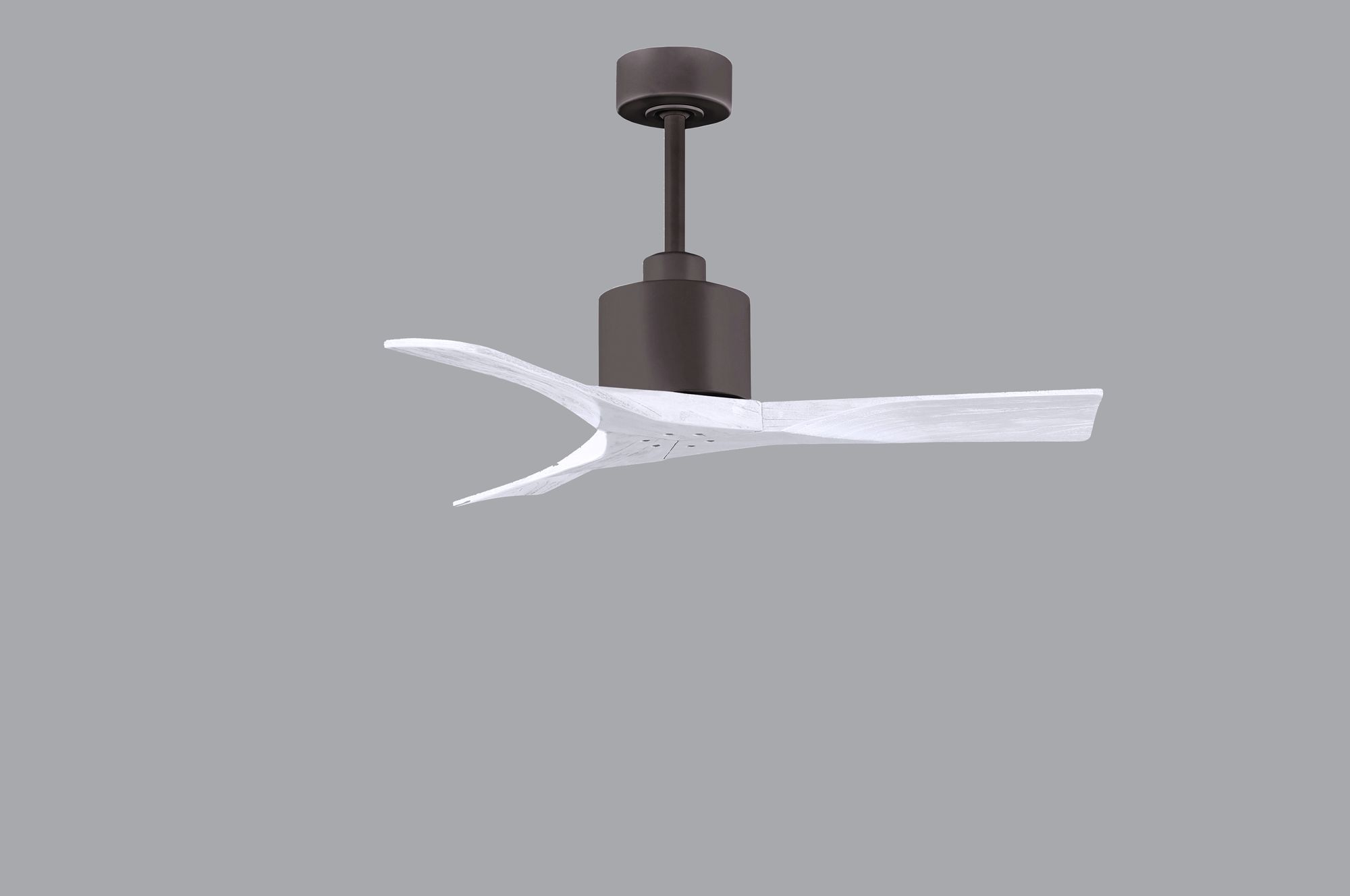 Image 4 42" Matthews Nan Bronze and White Outdoor Ceiling Fan with Remote more views