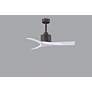 4_42" Matthews Nan Bronze and White Outdoor Ceiling Fan with Remote more views